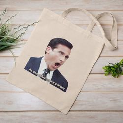 the office tv show  eco tote bag  reusable  cotton canvas tote bag  sustainable bag  perfect gift