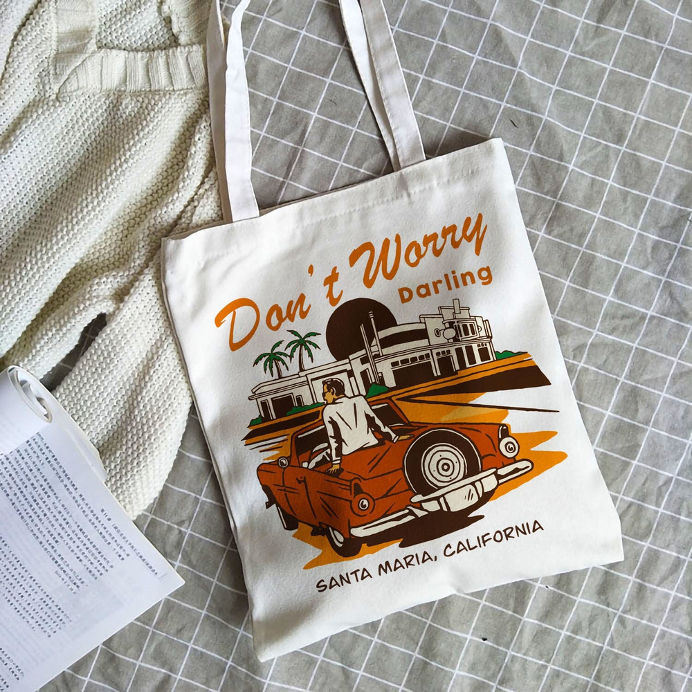 Don't worry, Adore you Tote Bag, Canyon moon bag. Vintage Bag.jpg