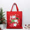 Dentist Ho Ho Ho Christmas Tote Bag, Dentist Xmas Gift, Dental Worker Christmas Canvas Bag, Xmas Vibes, Ornaments and Teeth, Shoulder Bag.jpg