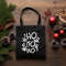 Ho Ho Ho Christmas Tote Bag, Christmas Canvas Bag, Santa Claus Laugh, Christmas Shopping Bag, Xmas Shoulder Bag, Xmas Accessory, Xmas Party.jpg