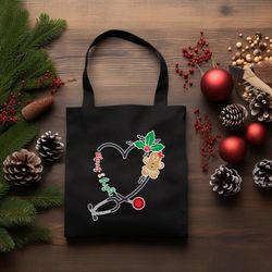Nurse Christmas Bag Clinical Bag, Christmas Everyday Bag, Nicu Nurse Gifts, Labor and Delivery Nurse Bag