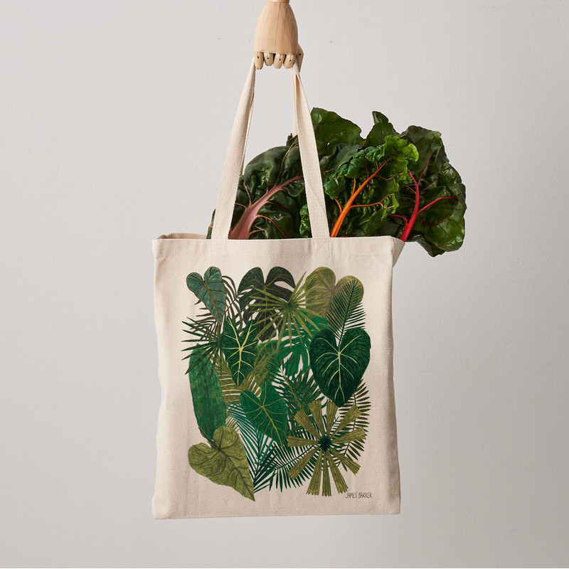 Botanical Plants Canvas Tote Bag, Plant bag, botanical print, shopper, shoulder bag, fair trade, botanical bag, gift for her, shopper bag.jpg