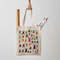Bugs Tote Bag, long handle fair trade canvas bag, insects, shoulder bag, shopper, bug print.jpg