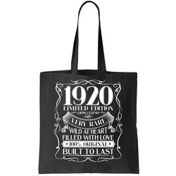 1920 Rare Limited Edition Legend 100th Birthday Tote Bag