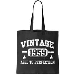 1959 Vintage Aged To Perfection Birthday Gift Tote Bag