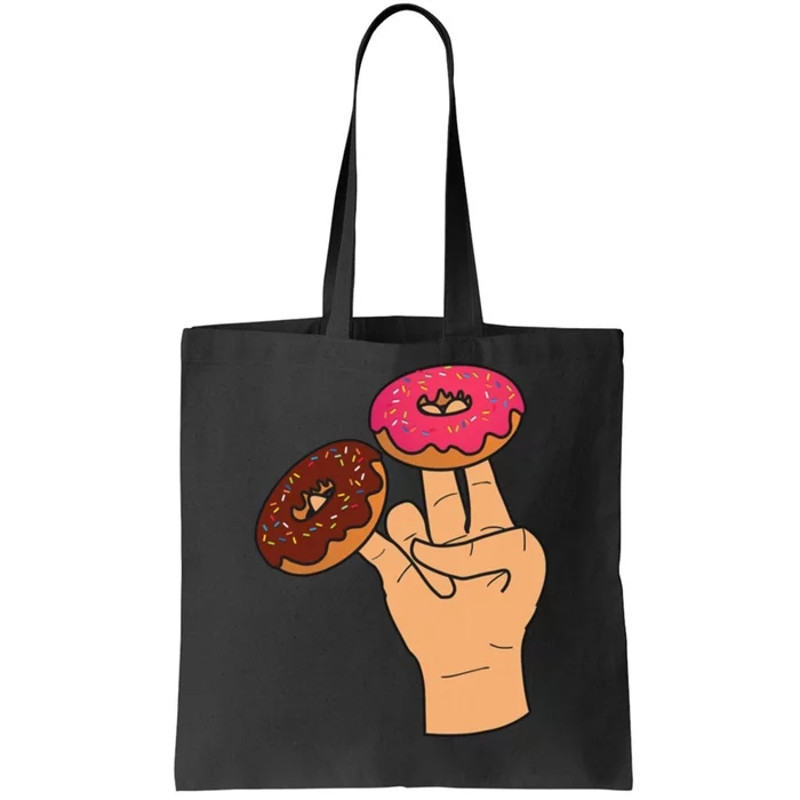 2 In The Pink 1 In The Stink Dirty Humor Donut Tote Bag.jpg