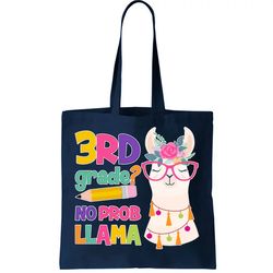 3rd Grade No Prob Llama Tote Bag