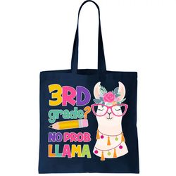 4th Grade No Prob Llama Tote Bag