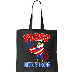 4th Of July Floss Like A Boss Eagle Tote Bag