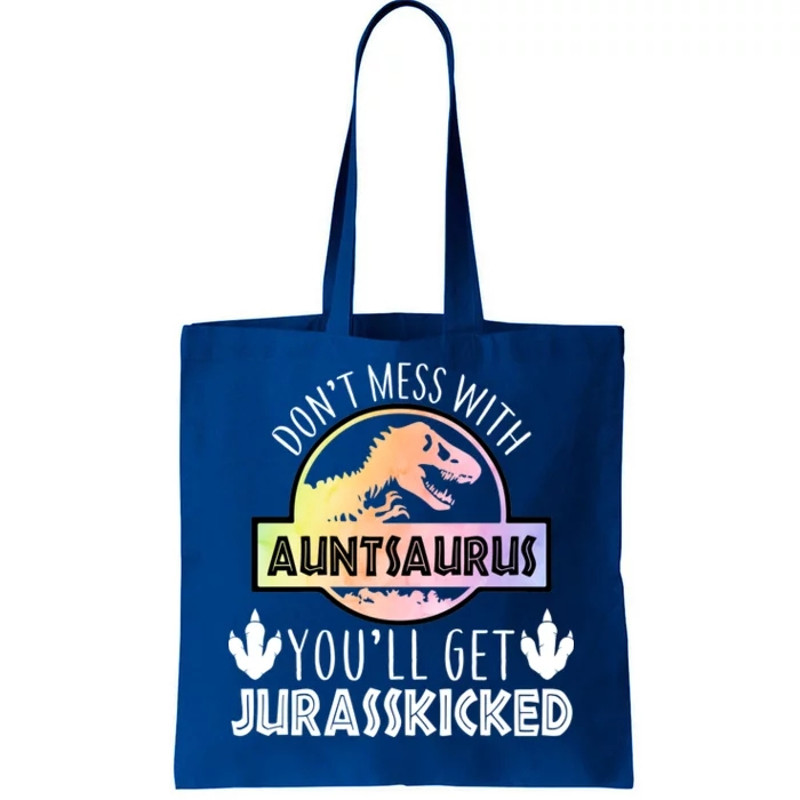 Auntsaurus Jurasskicked Tote Bag.jpg