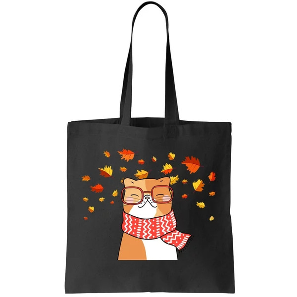 Autumn Cat Fall Season Tote Bag.jpg