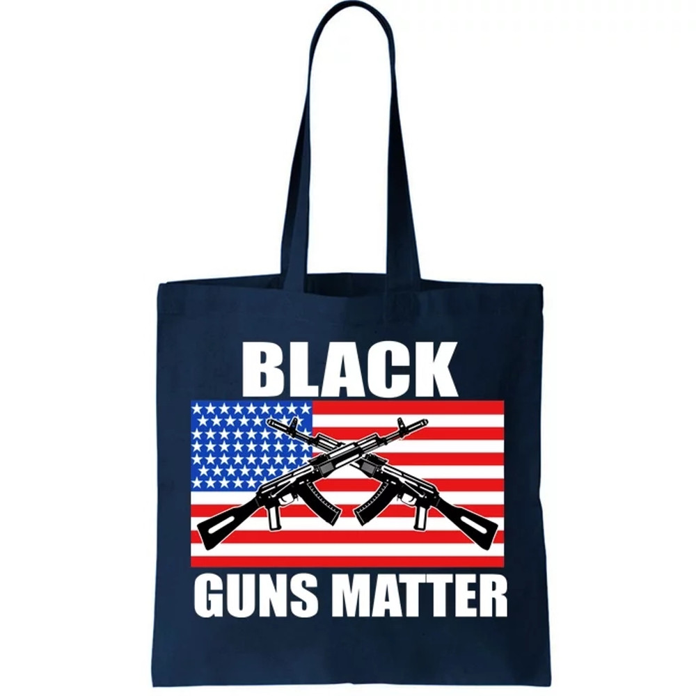 Black Guns Matter USA 2nd Amendment Tote Bag.jpg