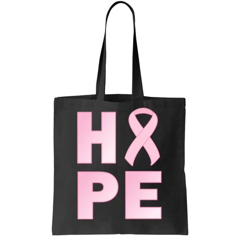 Breast Cancer Hope Fight Logo Tote Bag.jpg