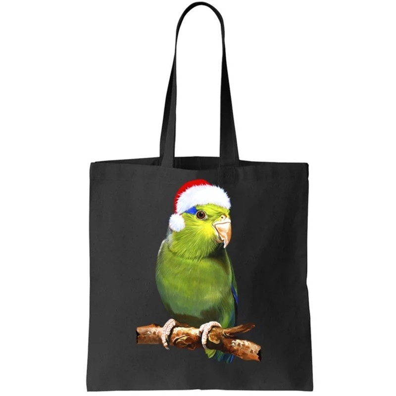 Christmas Bird Parrot Tote Bag.jpg