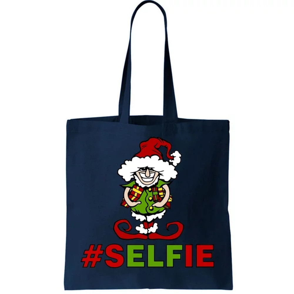 Christmas Selfie Elf Tote Bag.jpg