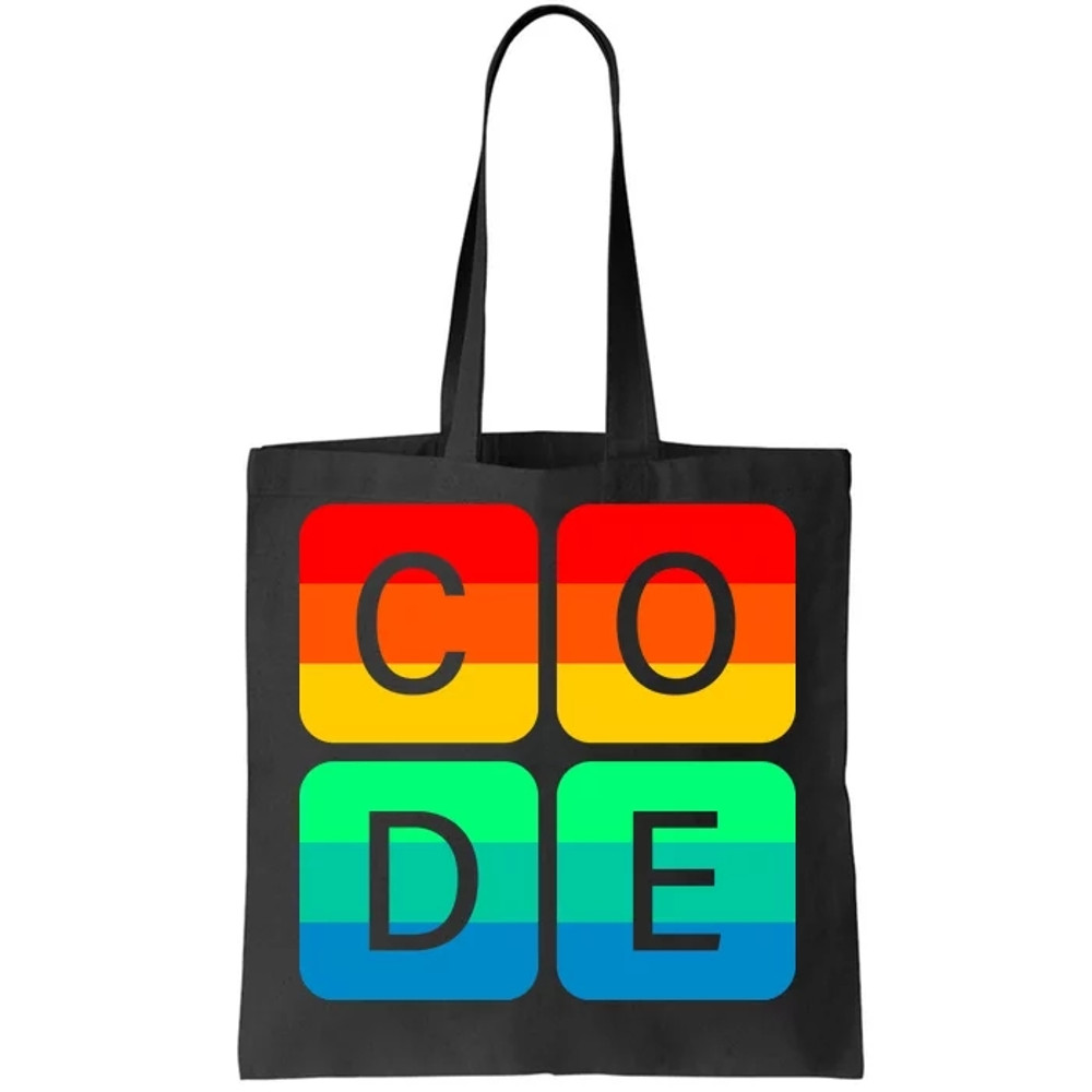 Code Gay Pride Rainbow Tote Bag.jpg