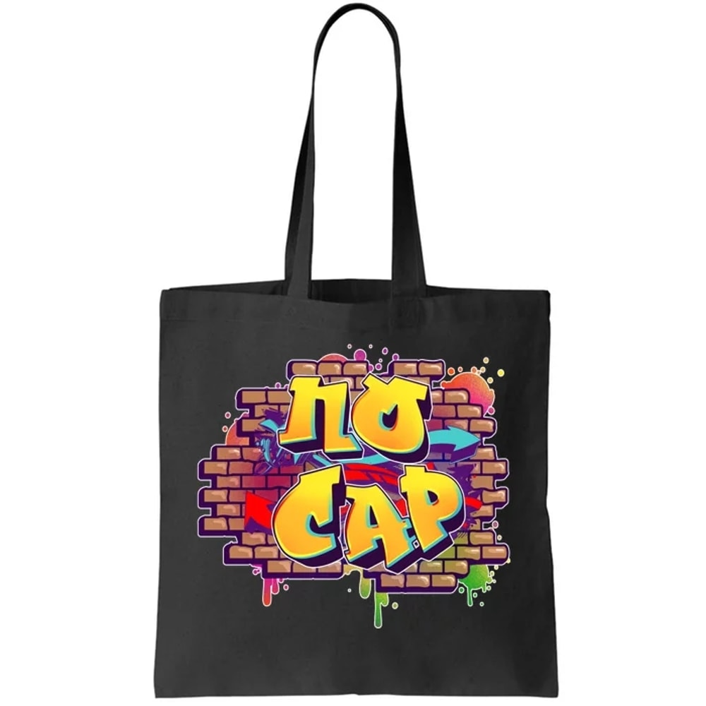 Cool No Cap Wall Graffiti Tote Bag.jpg
