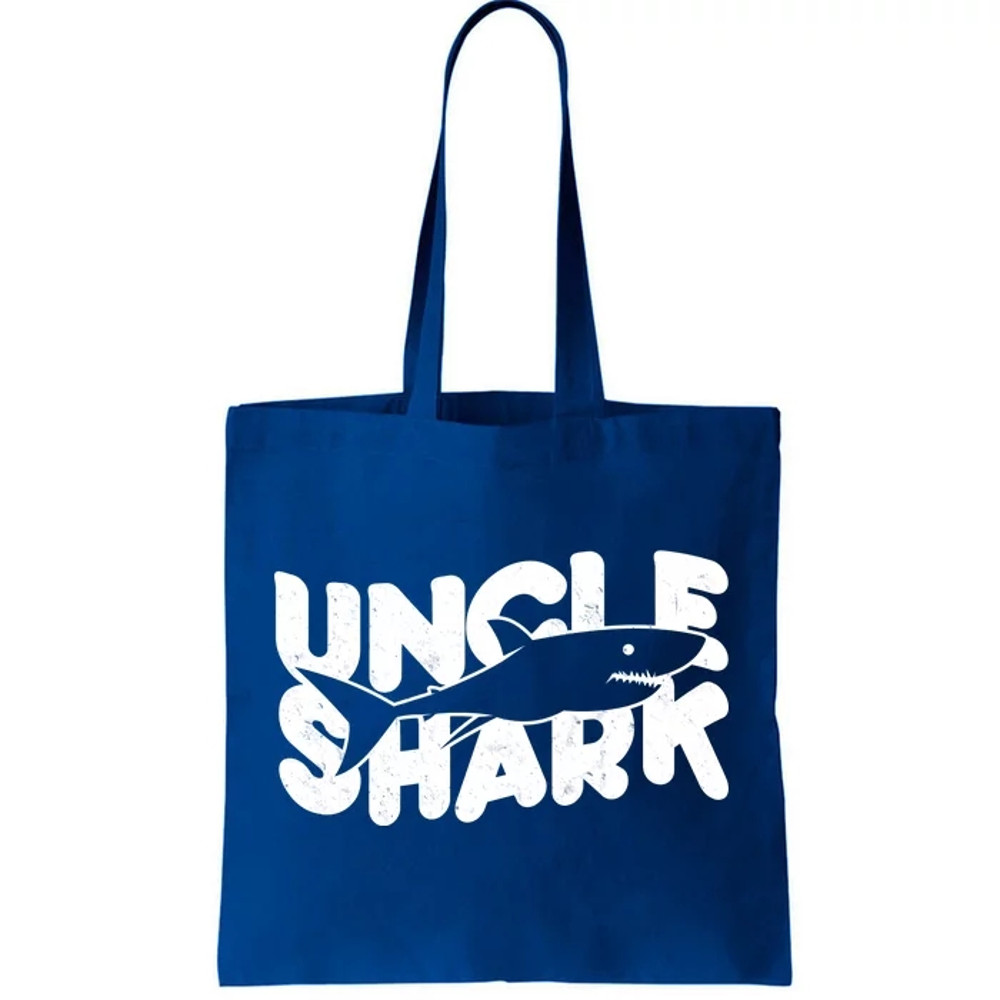 Cute Funny Uncle Shark Tote Bag.jpg