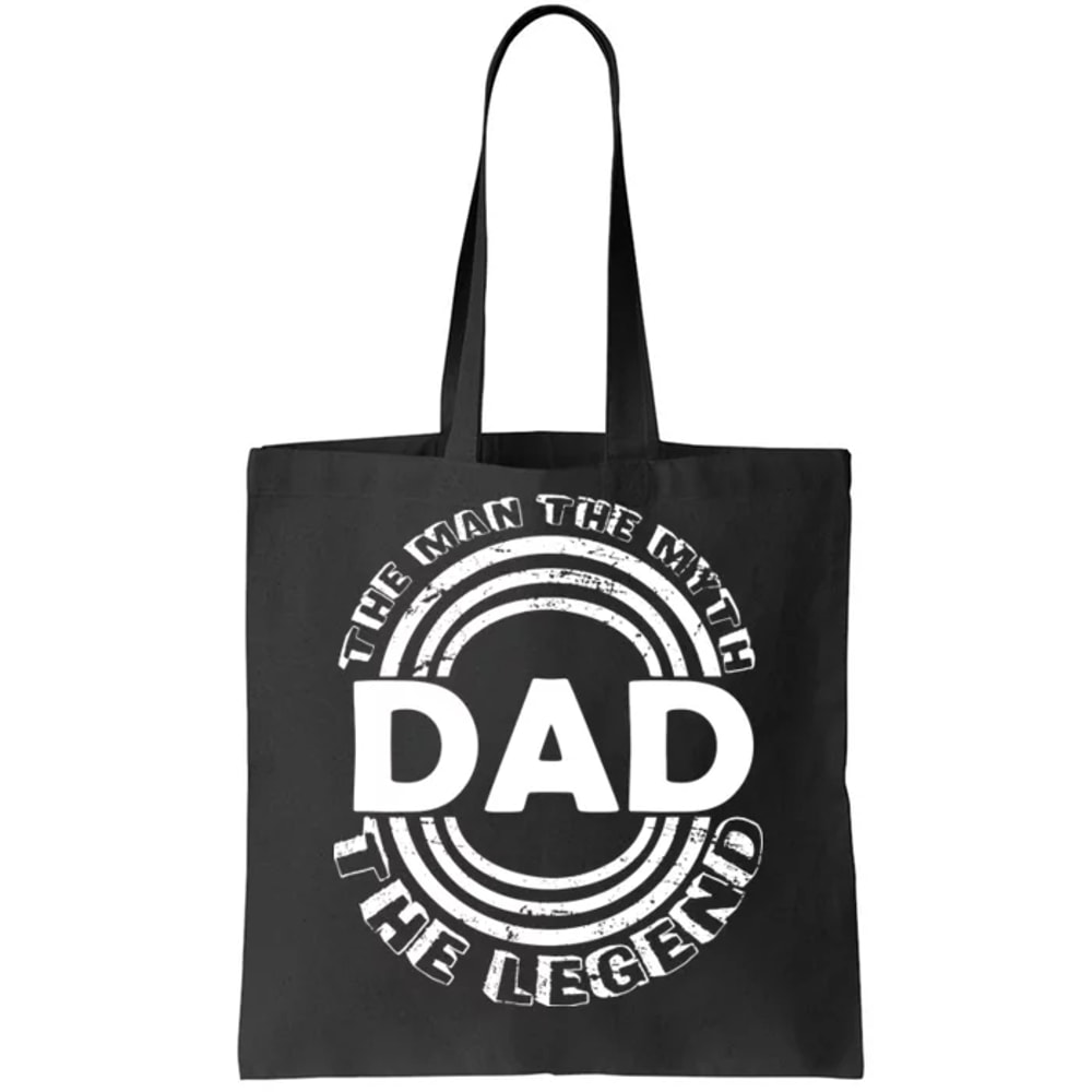 Dad The Man Myth The Legend Funny Tote Bag.jpg
