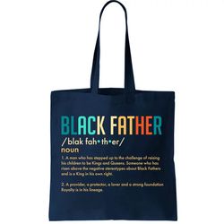 definition of a black father tote bag