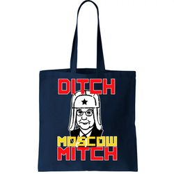 Ditch Moscow Mitch Funny Traitor Tote Bag