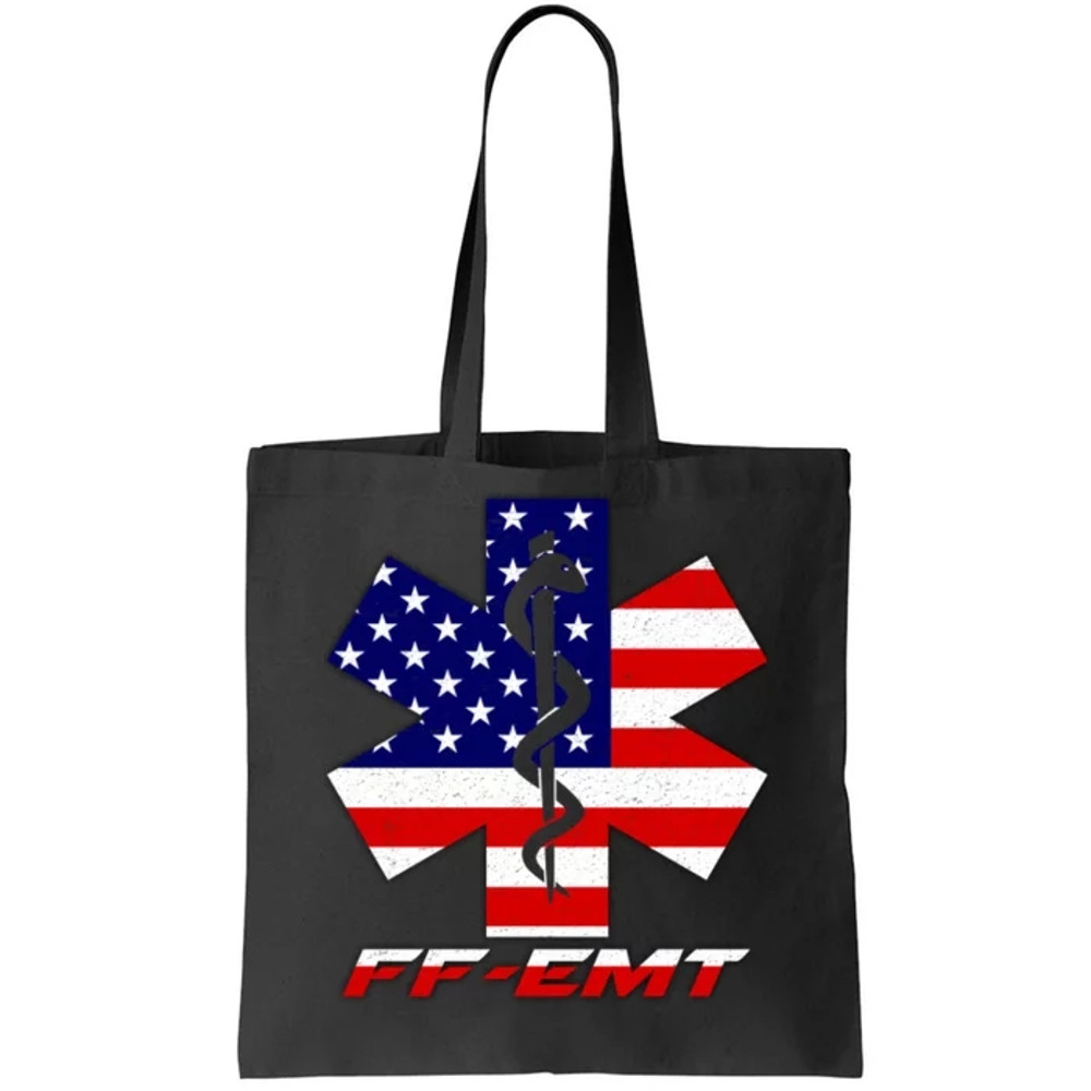 FF-EMT Firefighter Emergency Medical Tech Tote Bag.jpg