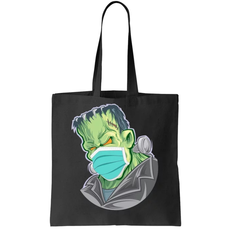 Frankenstein Pandemic Virus Mask Tote Bag.jpg