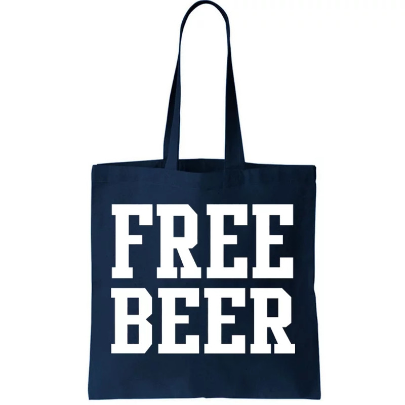 Free Beer Logo Tote Bag.jpg
