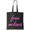 Free Melania Pink Script Logo Tote Bag.jpg
