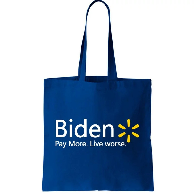 Funny Anti Biden Pay More Live Worse Meme USA Tote Bag.jpg