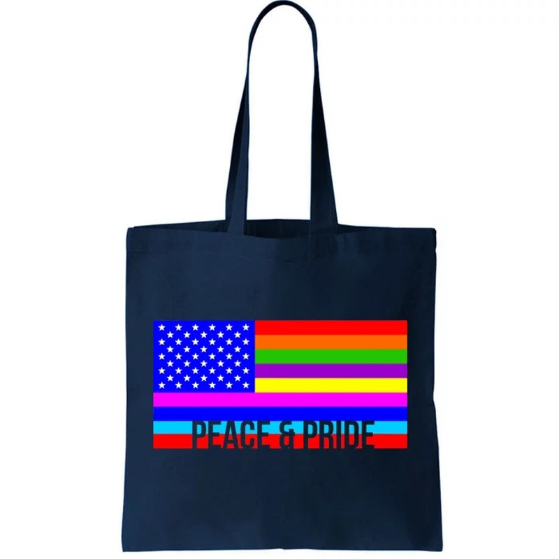 Gay Pride USA Flag Peace & Pride Tote Bag.jpg