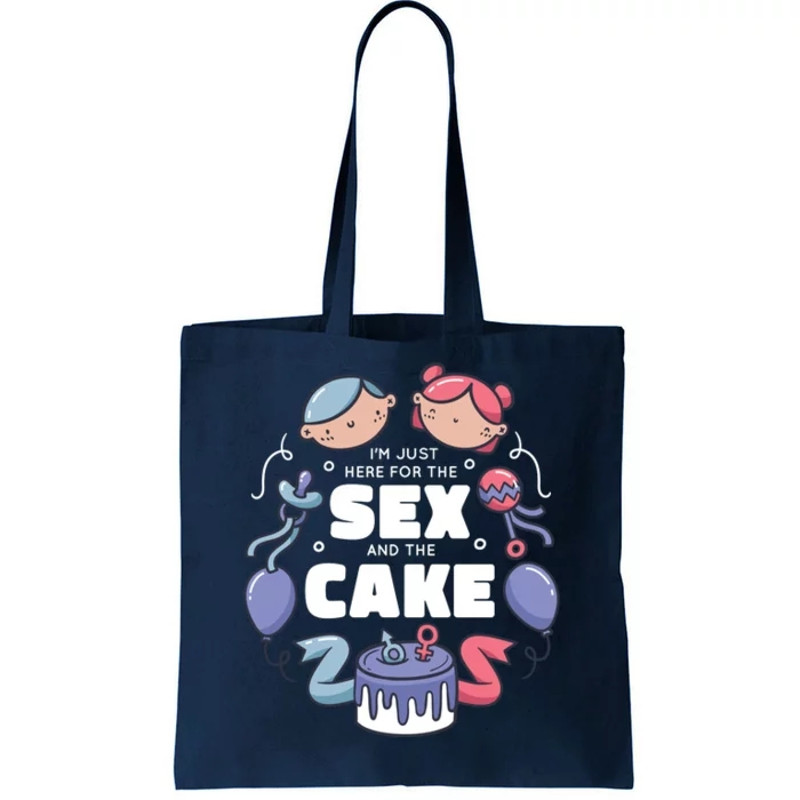 Gender Reveal Funny Cake Tote Bag.jpg