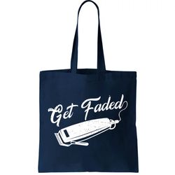 Get Faded Barber Razor Tote Bag