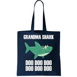 Grandma Shark Doo Tote Bag
