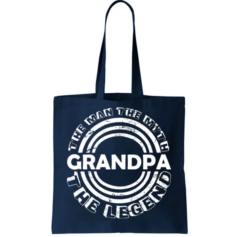 Grandpa The Man Myth The Legend Funny Tote Bag.jpg