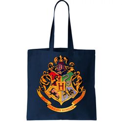 Hogwarts School Emblem Tote Bag