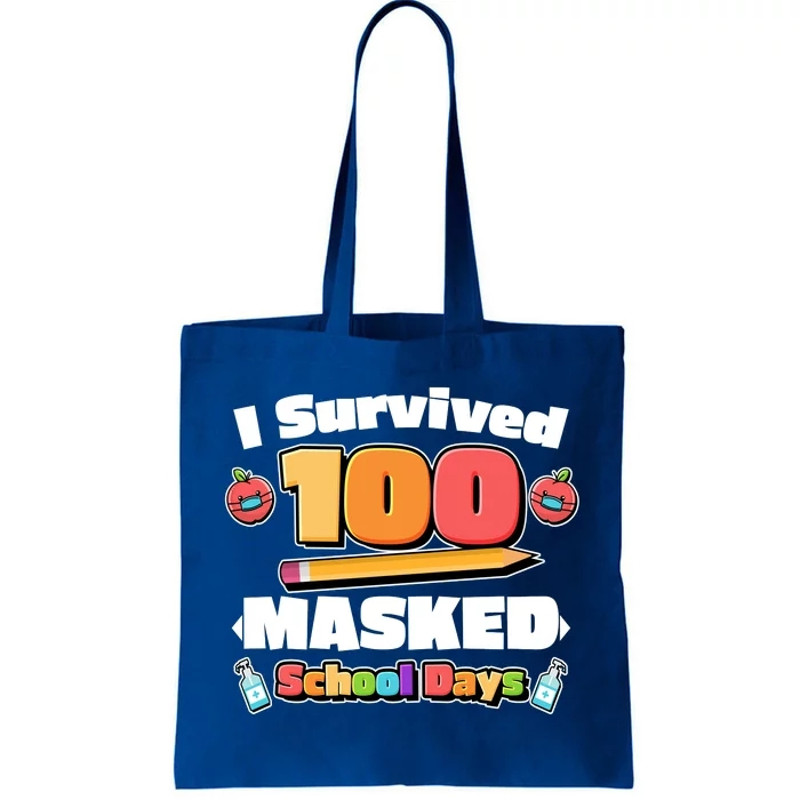 I Survived 100 Masked School Days Pandemic Learning Tote Bag.jpg