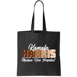 kamala harris madam vice president diversity tote bag