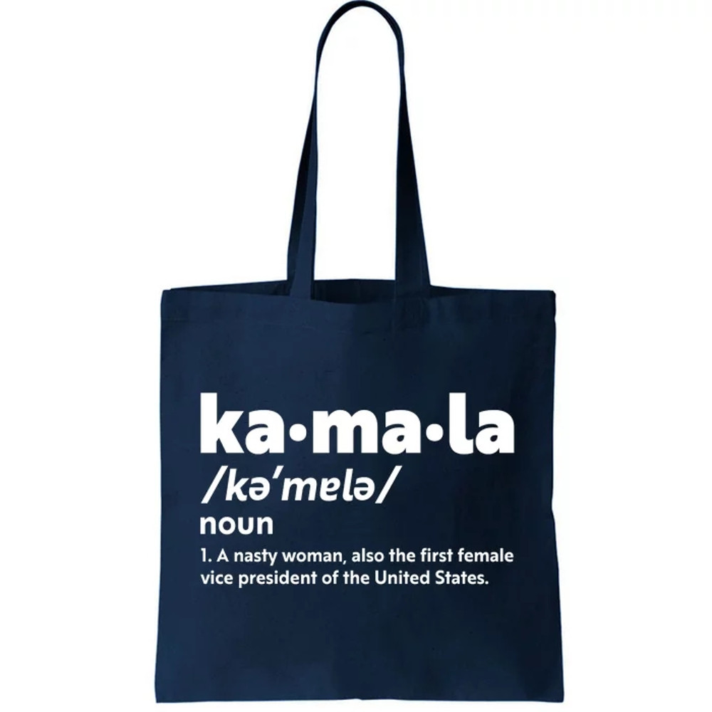 Kamala Harris Name Definition Vice President Tote Bag.jpg