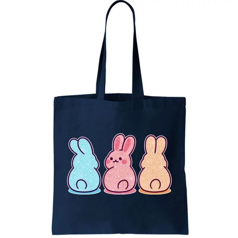 Kawaii Cute Easter Bunny Rabbits Tote Bag.jpg