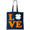 Love Irish Clover Shamrock St. Patrick's Day Tote Bag.jpg