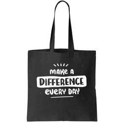 make a difference tote bag