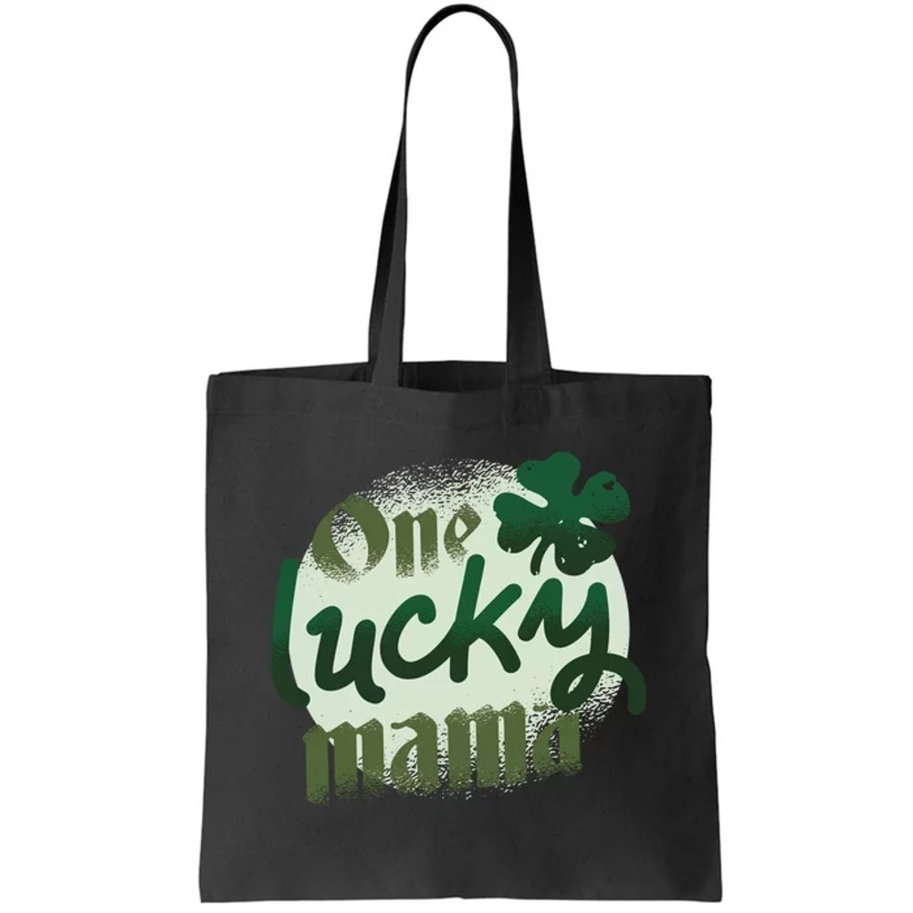 One Lucky Mama Irish Clover Tote Bag.jpg