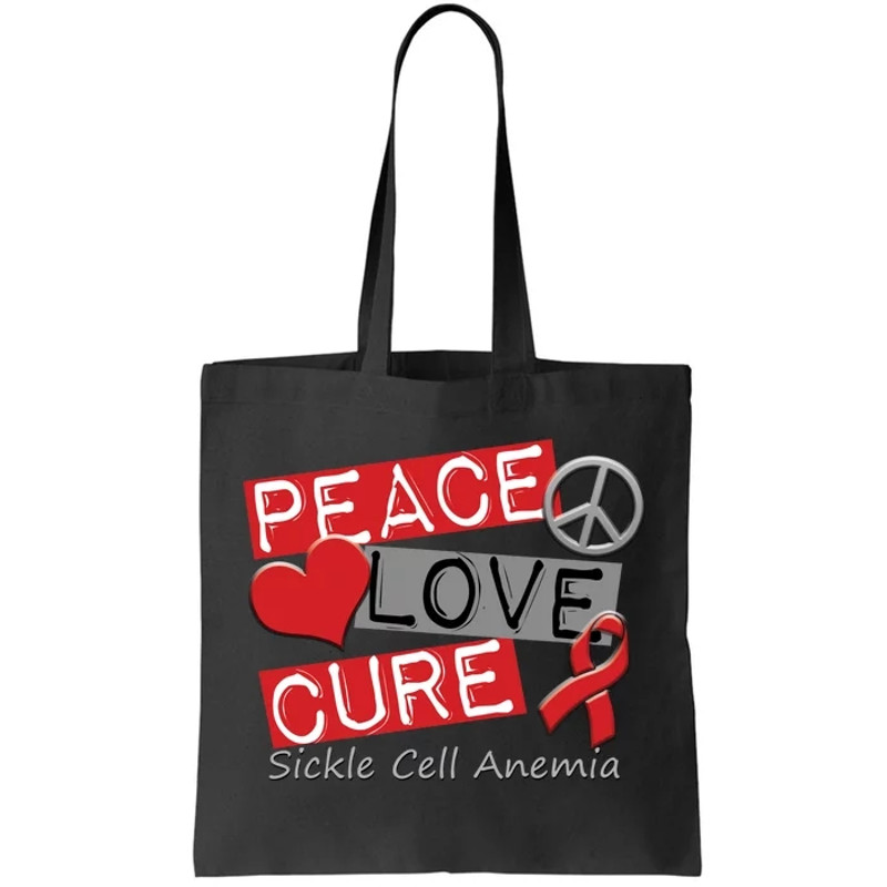 Peace Love Cure Sickle Cell Anemia Tote Bag.jpg