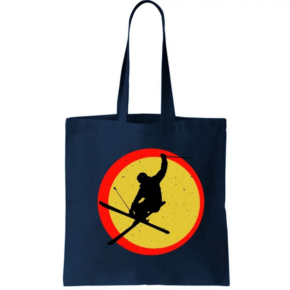 Retro Skiing Logo Tote Bag.jpg
