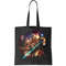 T-Rex Rexzilla Lazer Burning City Tote Bag.jpg