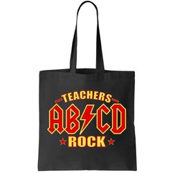 Teachers ROCK AB v CD ABCD Tote Bag