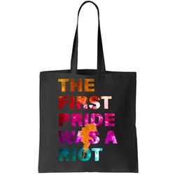 the first pride was a riot nyc 50th anniversary tote bag