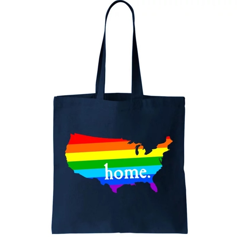 United States of America Home. Rainbow Pride Tote Bag.jpg