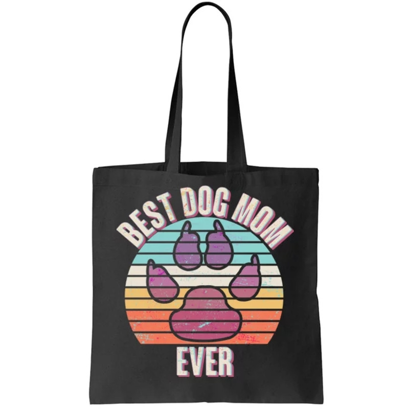Vintage Best Dog Mom Ever Tote Bag.jpg